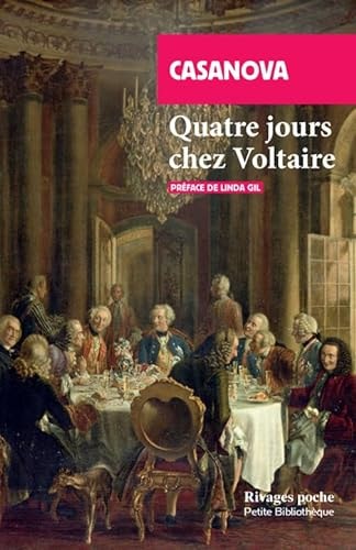 QUATRE JOURS CHEZ VOLTAIRE, de Giacomo Casanova | portada del libro