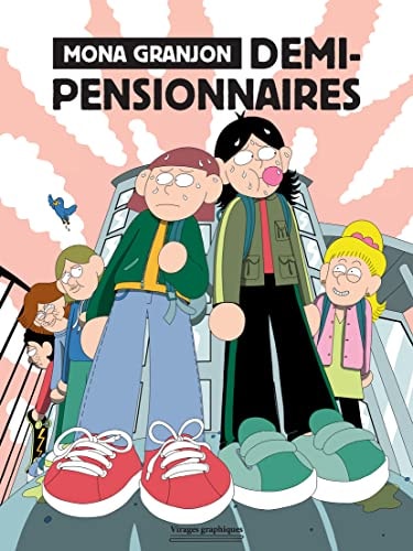 DEMI PENSIONNAIRES, de Mona Granjon | portada del libro