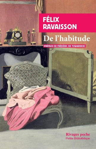 DE LHABITUDE, de Félix Ravaisson | portada del libro