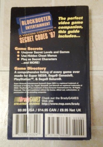 BLOCKBUSTER GAMES GUIDE, de BRADYGAMES | portada del libro