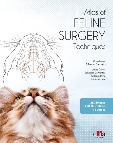 ATLAS OF FELINE SURGERY TECHNIQUES, de Alberto Barneto | portada del libro