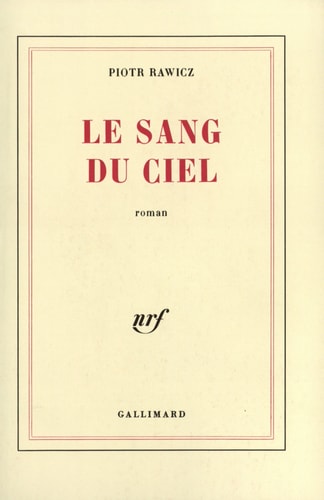 LE SANG DU CIEL, de Rawicz | portada del libro