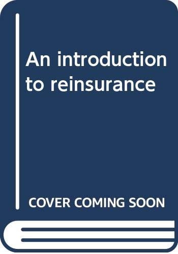An introduction to reinsurance, de A.A.V.V. | portada del libro