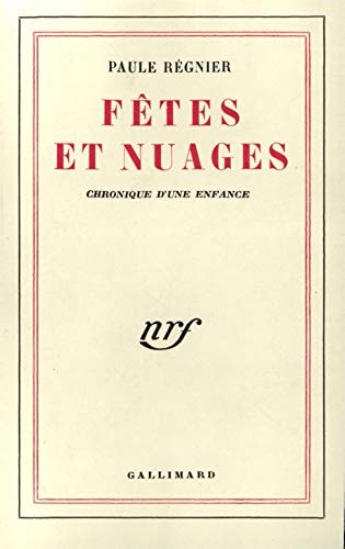 FETES ET NUAGES, de Philippe Régnier | portada del libro