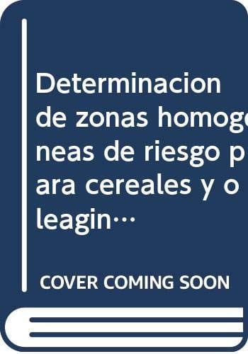 Determinación de zonas homogéneas de riesgo para cereales y oleaginosas en Argentina, de Occhiuzzi | portada del libro