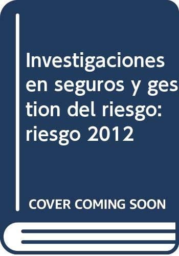 Investigaciones en seguros y gestión del riesgo, de Gómez Déniz | portada del libro