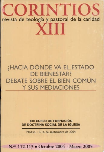¿Hacia dónde va el Estado de Bienestar? Debate sobre el bien común y sus mediaciones. XII Curso de f, de VV.AA. | portada del