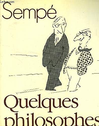 QUELQUES PHILOSOPHES, de Jean-Jacques Sempé | portada del libro