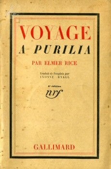 VOYAGE A PURILIA, de RICE | portada del libro
