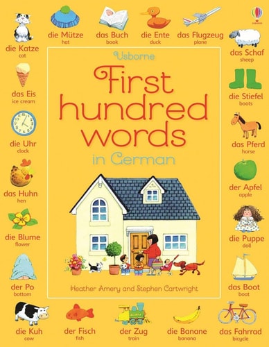 FIRST HUNDRED WORDS IN GERMAN, de Heather Amery | portada del libro