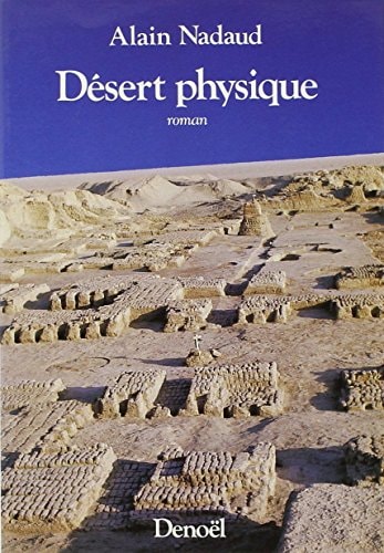 DESERT PHYSIQUE, de Alain Nadaud | portada del libro