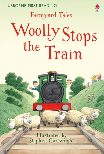 WOOLLY STOPS THE TRAIN, de Heather Amery | portada del libro