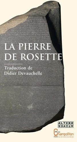 LA PIERRE DE ROSETTE, de DEVAUCHELLE | portada del libro