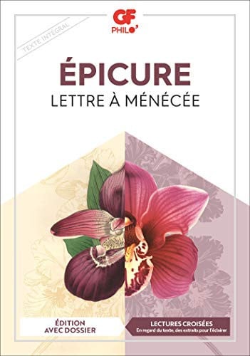 ETTRE A MENECEE, de EPICURE | portada del libro
