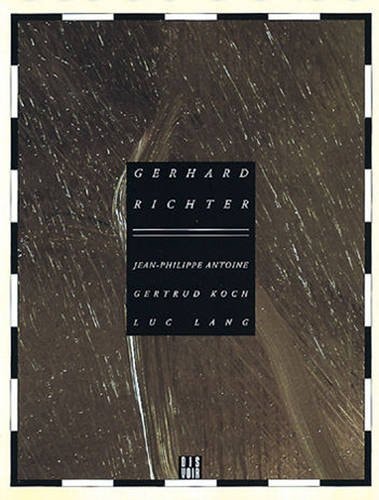 GERHARD RICHTER (ANGLAIS), de Lageira | portada del libro
