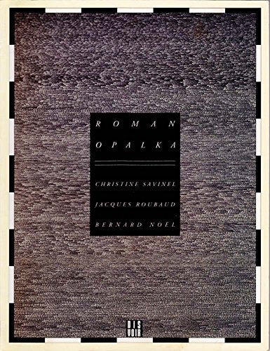 ROMAN OPALKA (VERSION ANGLAISE), de Roubaud | portada del libro