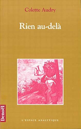 RIEN AU-DELA, de Colette Audry | portada del libro