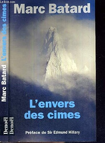 L'ENVERS DES CIMES, de Marc Batard | portada del libro