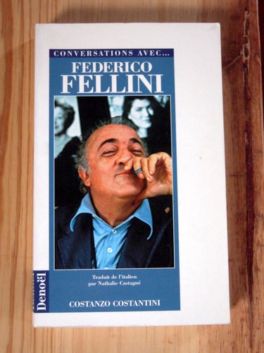 CONVERSATION AVEC FEDERICO FELLINI, de Costanzo Costantini | portada del libro
