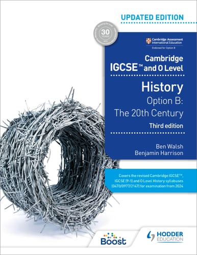 CAMBRIDGE IGCSE CENTURY MODERN WORLD HISTORY 3ª ED, de Ben Walsh | portada del libro