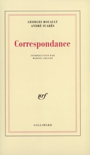 CORRESPONDANCE, de Georges Rouault | portada del libro
