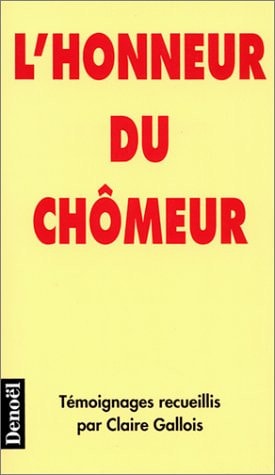 L'HONNEUR DU CHOMEUR, de Claire Gallois | portada del libro