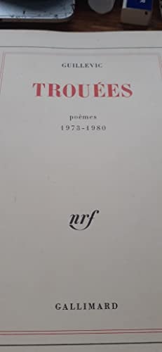 TROUEES, de Eugène Guillevic | portada del libro