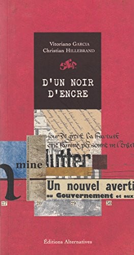 D'UN NOIR D'ENCRE, de GARCIA#HILLEBRA | portada del libro