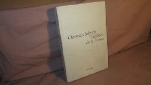 Tombeau de la fiction, de Christian Salmon | portada del libro