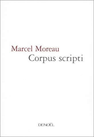 CORPUS SCRIPTI, de Marcel Moreau | portada del libro