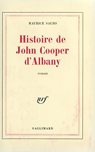HISTOIRE DE JOHN COOPER D'ALBANY, de Sachs | portada del libro