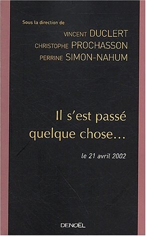 IL S'EST PASSE QUELQUE CHOSE, de Collectifs | portada del libro