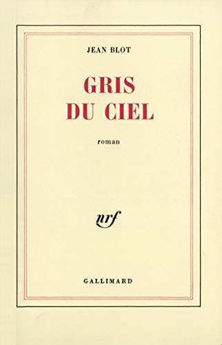 GRIS DU CIEL, de Blot | portada del libro