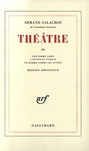 THEATRE T3, de Salacrou | portada del libro