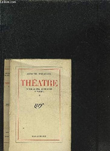 THEATRE T4, de SALACROU | portada del libro