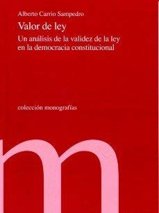 VALOR DE LEY, de Alberto Carrio Sampedro | portada del libro