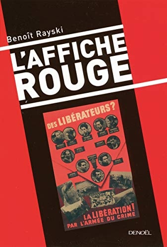 L'AFFICHE ROUGE, de Benoît Rayski | portada del libro