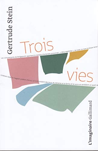 TROIS VIES, de Gertrude Stein | portada del libro