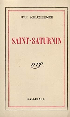 SAINT-SATURNIN, de Schlumberger | portada del libro
