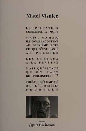 LE SPECTATEUR CONDAMNE A MORT ET AUTRES TEXTES, de VISNIEC MATEI | portada del libro