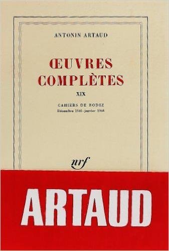 OEUVRES COMPLETES T19, de Artaud | portada del libro