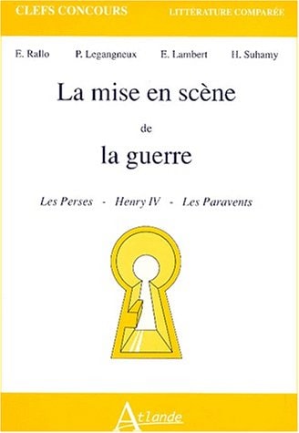 MISE EN SCENE DE GUERRE, de Elisabeth Rallo | portada del libro