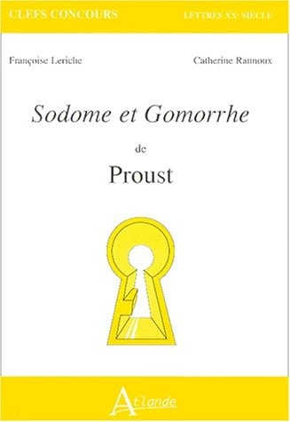 SODOME & GOMORRHE PROUST, de Leriche/Rannoux | portada del libro