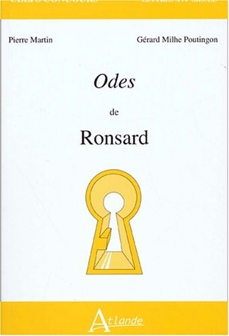 LES ODES DE RONSARD, de Anne-Marie Thiesse | portada del libro