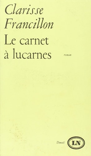 LE CARNET A LUCARNES, de Clarisse Francillon | portada del libro