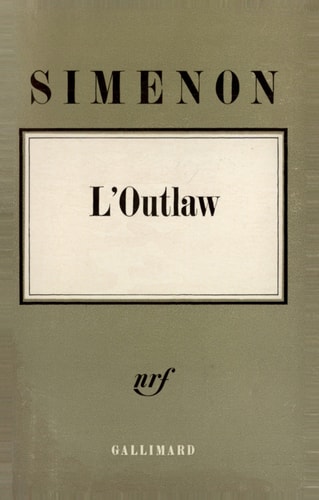 L'OUTLAW, de Simenon | portada del libro