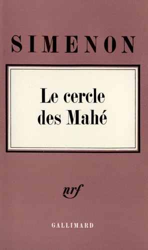 LE CERCLE DES MAHE, de Simenon | portada del libro