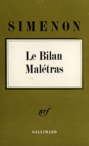 LE BILAN MALETRAS, de Simenon | portada del libro