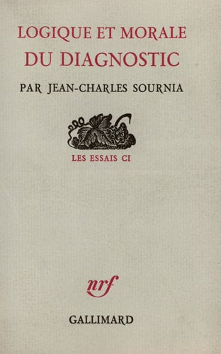 LOGIQUE ET MORALE DU DIAGNOSTIC, de Sournia | portada del libro