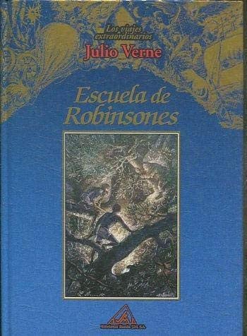 Escuela de Robinsones, de Verne | portada del libro